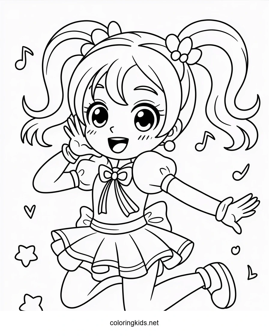 Beauty Kilari coloring pages for kids, printable free