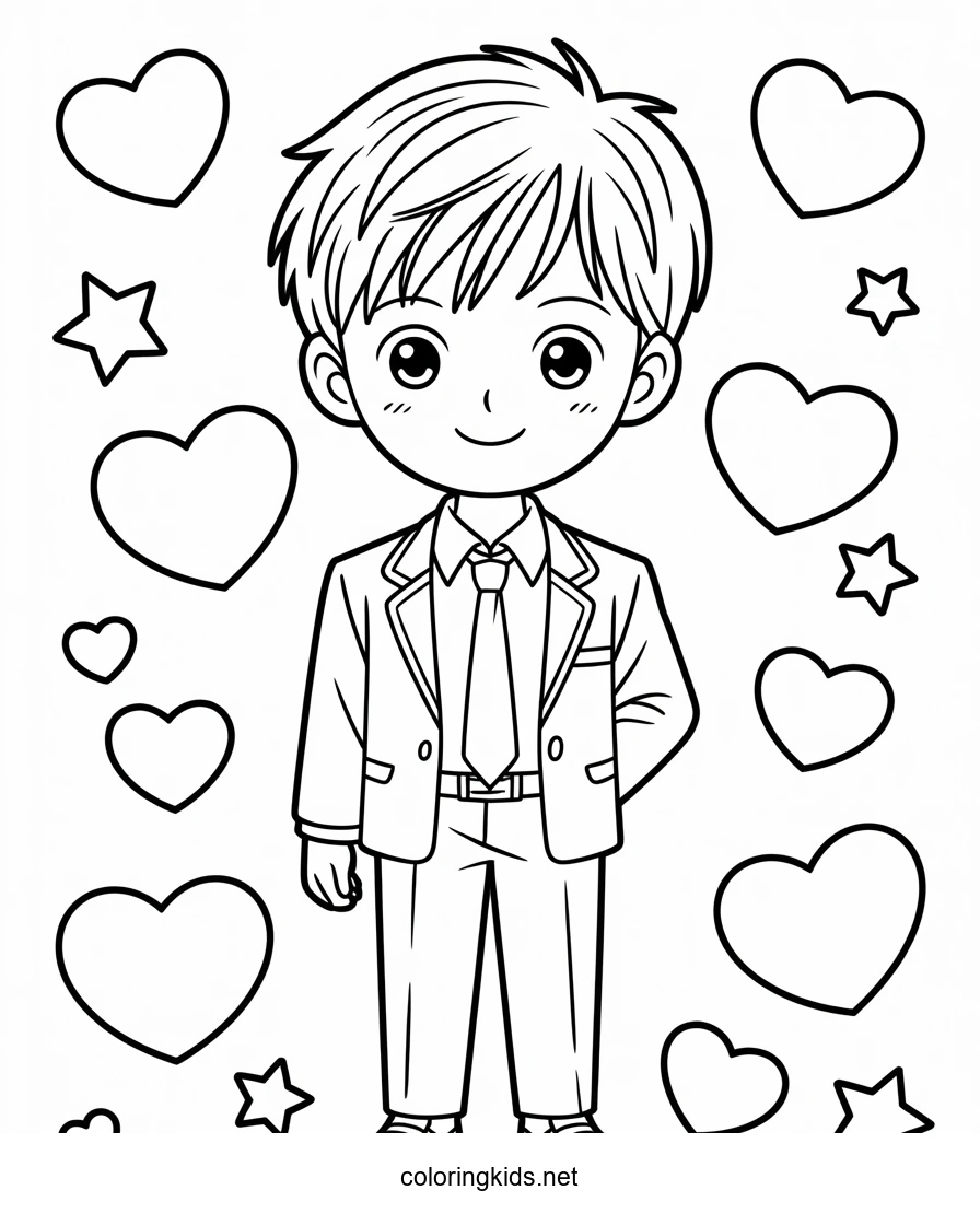 Manga Marmalade boy coloring pages for kids, printab…